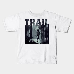 Trail Running Gift Kids T-Shirt